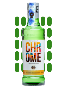 Chrome Gin 250ml Bottle