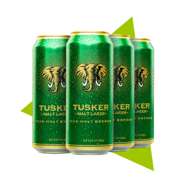 Tusker Malt Lager 500ml Can x6
